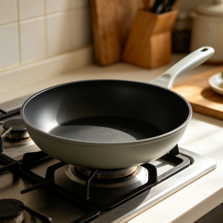 Deep Nonstick Skillet for Family Meal Preparation