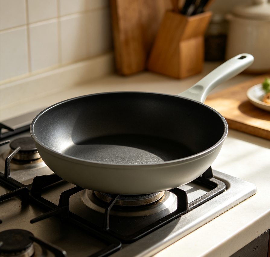 Deep Nonstick Skillet for Family Meal Preparation