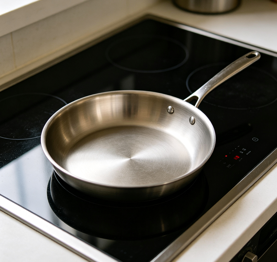 Induction Compatible Flat Cooking Fry Pan
